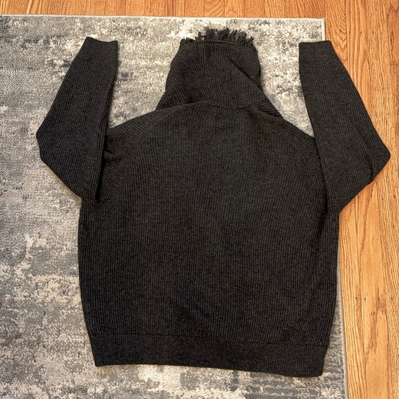 AUTHENTIC $390! 27 Miles Malibu Warner Cardigan in Gravel Grey, SZ Medium. - Picture 4 of 9